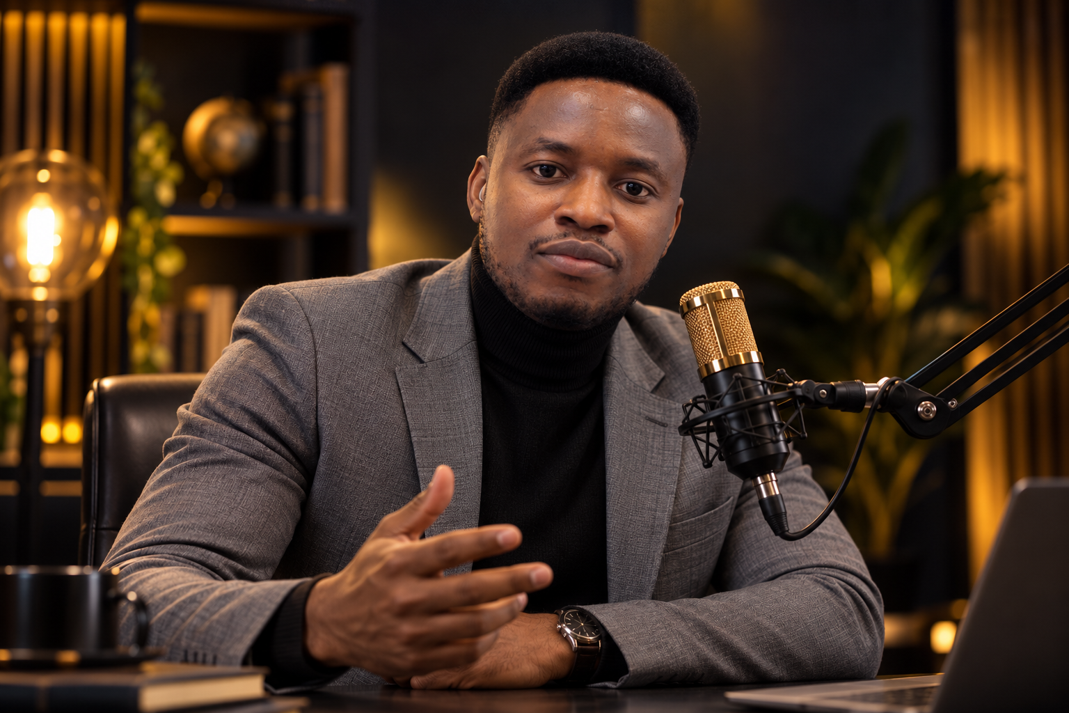 OJO Ezekiel Oluwole in a professional studio setting